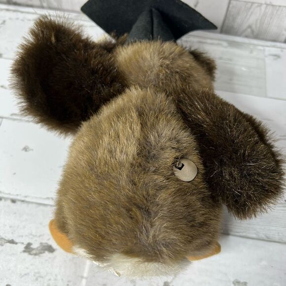 San Francisco Music Box Co Plush Grad Owl Wind Up Musical “School Days” Vintage - Picture 6 of 10